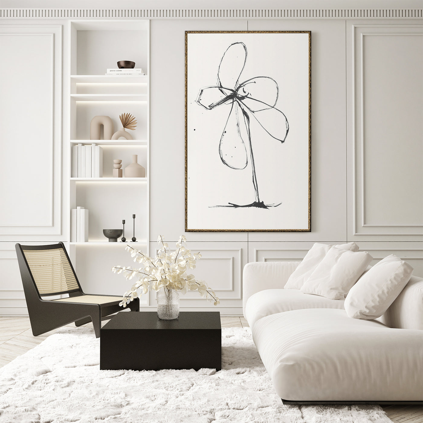 Flower Gesture II  - Wall Art