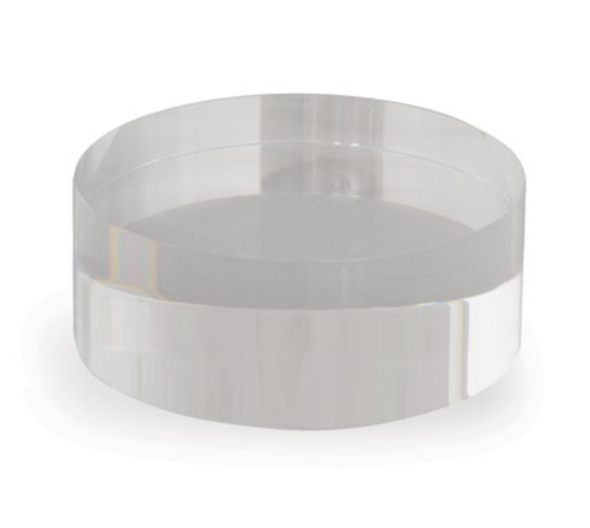 Acrylic Clear Lucite Round Riser 5"