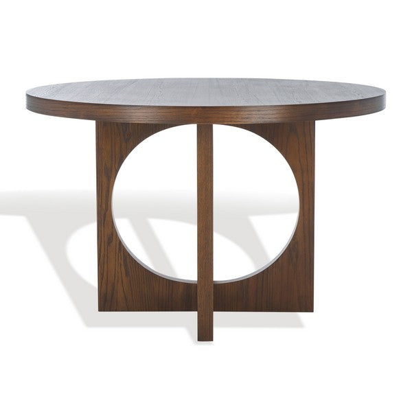 Gabriela 47" Round Oak Dining Table