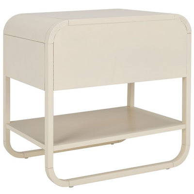 Yamila Nightstand - White