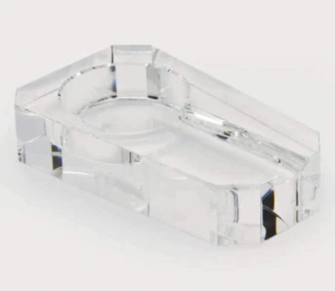 Premium Crystal Cigar Ashtray Single