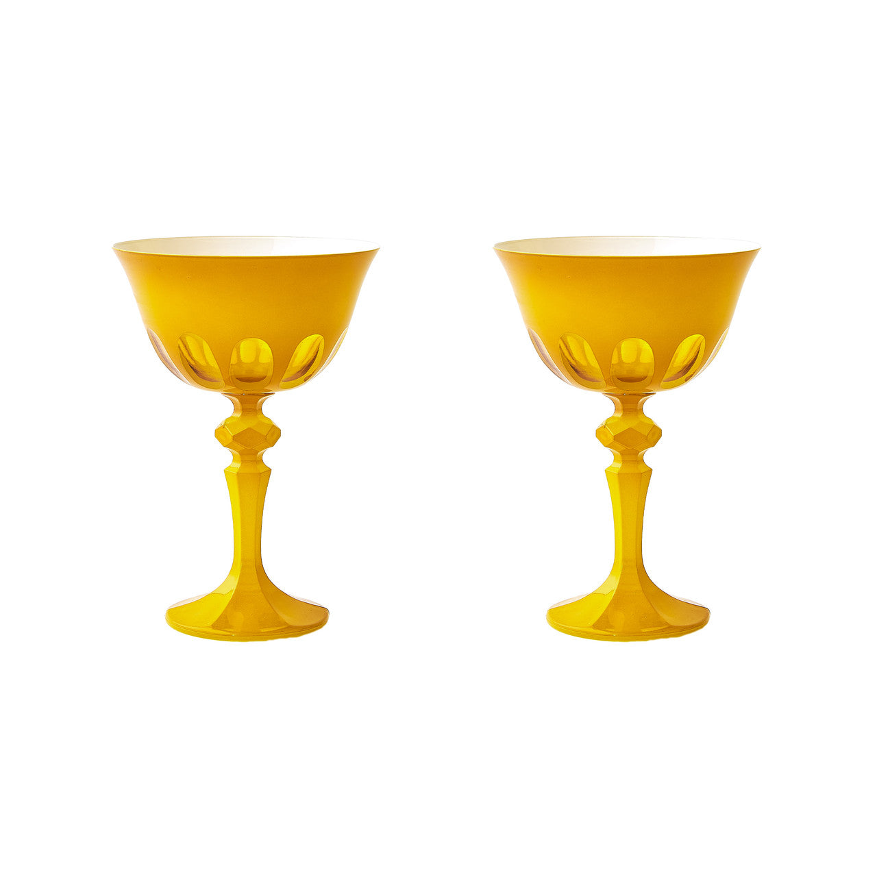 Rialto Glassware - Coupe - Saffron - Set of 2